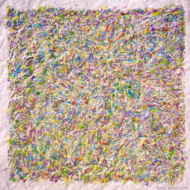 Djet neheh Ren C-a Pittura intitolato "Djet neheh Ren C-a" da Rémy Verneuil, Opera d'arte originale, Acrilico