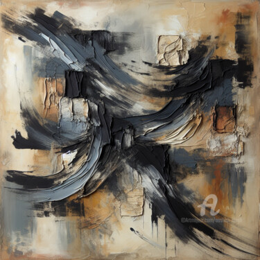 Digitale Kunst getiteld "Echoes of the Earth" door Aashish Singh, Origineel Kunstwerk, Digitaal Schilderwerk