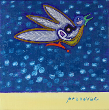 绘画 标题为“voyelles 12/13, sér…” 由Raphaël Prenovec, 原创艺术品, 油 安装在木质担架架上