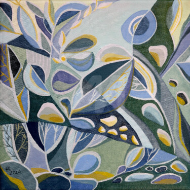 Abstract Nature I. - Nature abstraite I. 绘画 标题为“Abstract Nature I.…” 由Aniko Hencz, 原创艺术品, 油 安装在木质担架架上