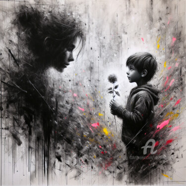 Digital Arts titled "A Moment of Colorfu…" by Aashish Singh, Original Artwork, Digital Painting