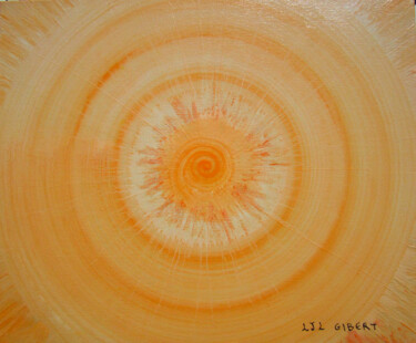 Painting titled "Crème de melon" by Ljl Gibert, Original Artwork, Acrylic Mounted on Wood Stretcher frame