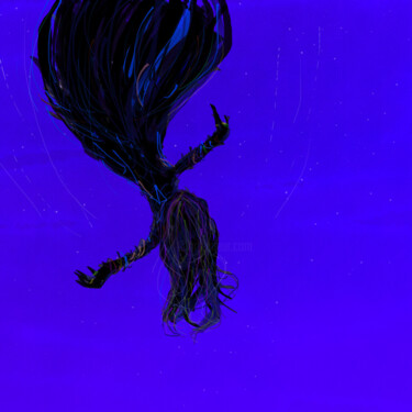 Digitale Kunst getiteld "Make her fall for me" door Blueming, Origineel Kunstwerk, Digitaal Schilderwerk