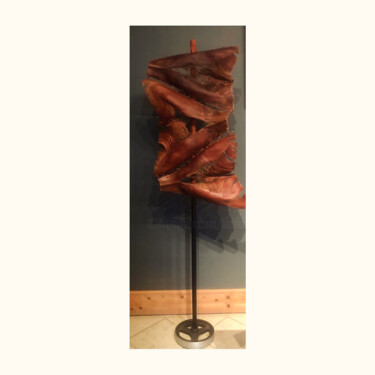 Sculpture titled "COCO Totem" by Koki, Original Artwork, Wood