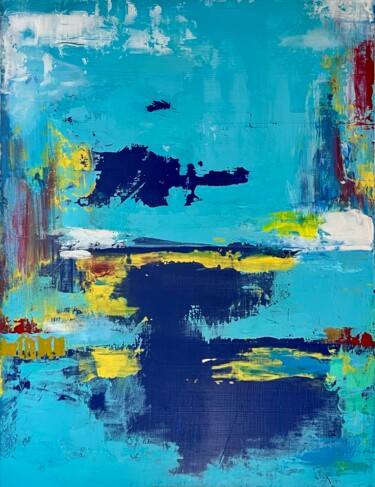 绘画 标题为“Pond (abstract)” 由Marina Kozyr, 原创艺术品, 丙烯