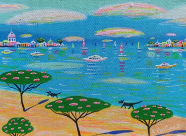 绘画 标题为“Melodies Of The Sea” 由Katrina Avotina, 原创艺术品, 丙烯