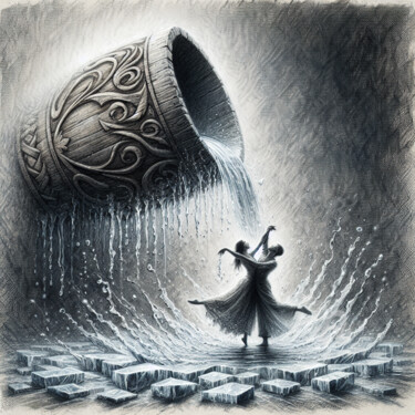 Digital Arts titled "Harmony in Motion" by Aashish Singh, Original Artwork, Digital Painting