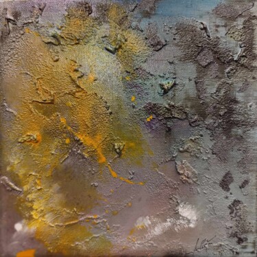 绘画 标题为“Atlas” 由Julien Abstrait, 原创艺术品, 丙烯 安装在木质担架架上