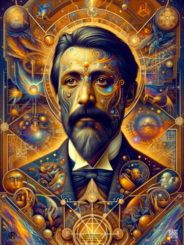 Arte digital titulada "Tableaux Les Fragme…" por F. Spi-K-Tri, Obra de arte original, Imagen generada por IA Montado en Plex…