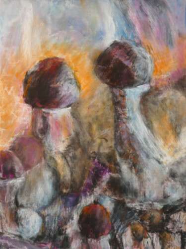 "Zwiegespräch 3" başlıklı Tablo Gabriele Kübler-Mohr tarafından, Orijinal sanat, Pastel