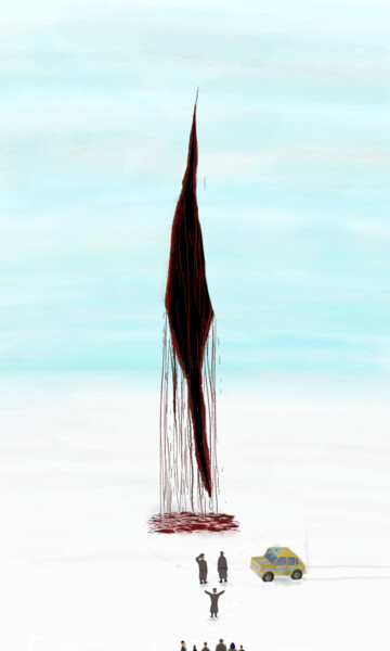 数字艺术 标题为“Crack in the Univer…” 由Andrey Elenev, 原创艺术品, 数字油画