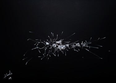 Dessin intitulée "white 23" par Karls, Œuvre d'art originale, Acrylique