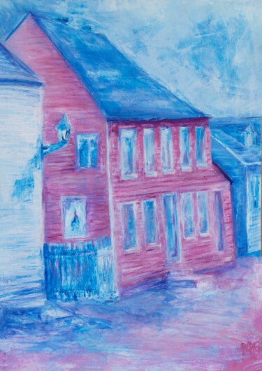 제목이 "Quand la maison att…"인 미술작품 Myriam Fauglas로, 원작, 아크릴