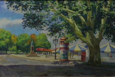 Claude Monet Odessa Peinture intitulée "Claude Monet Odessa" par Kyrylo Bondarenko, Œuvre d'art originale, Huile Monté sur Châssis en bois