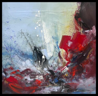 Painting titled "réminiscence des jo…" by Giovanni.D, Original Artwork, Acrylic Mounted on Wood Stretcher frame