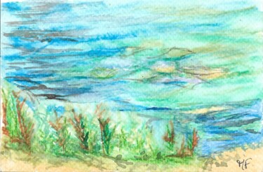 "Croquis étang de la…" başlıklı Tablo Myriam Fauglas tarafından, Orijinal sanat, Suluboya