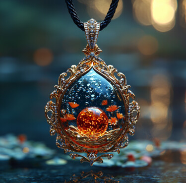 Digital Arts titled "Eternal Glow: The J…" by Rui Dang, Original Artwork, 3D Modeling