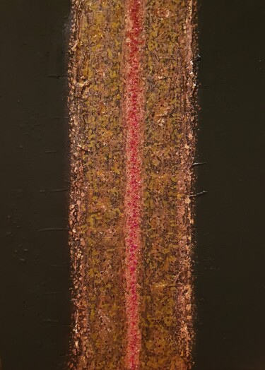 Painting titled "Tronc 9" by Alain V, Original Artwork, Acrylic