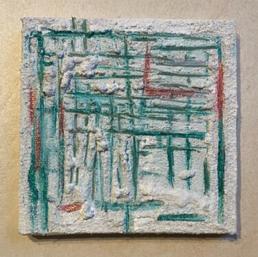 Pintura titulada "Mille-feuille aux f…" por Xirkys, Obra de arte original, Acrílico Montado en Bastidor de camilla de madera