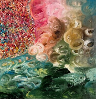 Peinture intitulée "séduction" par Dandeeart , Œuvre d'art originale, Huile Monté sur Châssis en bois