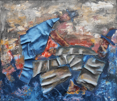 Two in canvases Painting titled "Two in canvases" by Igor Bezrodnov, Original Artwork, Oil Mounted on Wood Stretcher frame