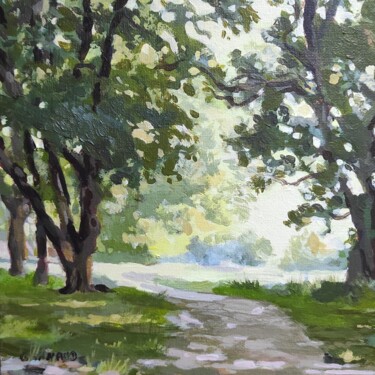Peinture intitulée "Vers la lumière" par Karen Garnaud, Œuvre d'art originale, Acrylique