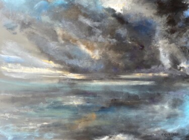 Painting titled "Untamed" by Roger Quesnel, Original Artwork, Acrylic Mounted on Wood Stretcher frame