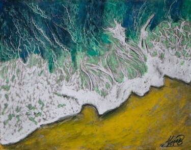 Schilderij getiteld "Coming home" door Alicia Lopez, Origineel Kunstwerk, Pastel