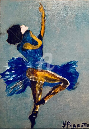 Peinture intitulée "Petite pointe" par Yves Perrotte, Œuvre d'art originale, Huile Monté sur Panneau de bois