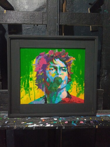 Painting titled "Acrylic painting Ca…" by Rodrigo Mariano Da Silva Barbosa, Original Artwork, Acrylic Mounted on Wood Panel