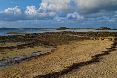 Carantec, Rhu Land, Saint Pol de Léon depuis le port. "Carantec, Rhu Land,…" başlıklı Fotoğraf Thierry Martin tarafından, Orijinal sanat, Dijital Fotoğrafçılık