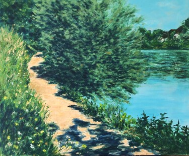 La Marne Painting titled "La Marne" by Tatiana Ianciu, Original Artwork, Acrylic Mounted on Wood Stretcher frame