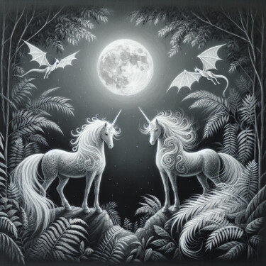 Digital Arts titled "Luminous Legends" by Aashish Singh, Original Artwork, Digital Painting