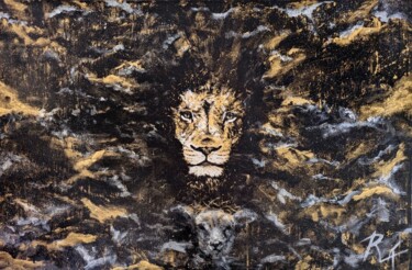 Pintura intitulada "IL REGNE" por Anna Fernandez Rogova, Obras de arte originais, Acrílico Montado em Armação em madeira