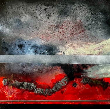 Painting titled "Giorno" by Nora Nikolova Ficcadenti (Yaneva), Original Artwork, Acrylic