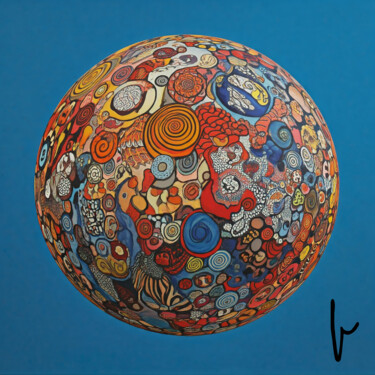 Arts numériques intitulée "Maboul 44" par Jean Paul Pierozzi, Œuvre d'art originale, Peinture numérique