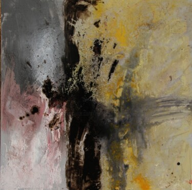 Painting titled "GIALLO DI TRIA" by Renato Giorgio, Original Artwork, Acrylic