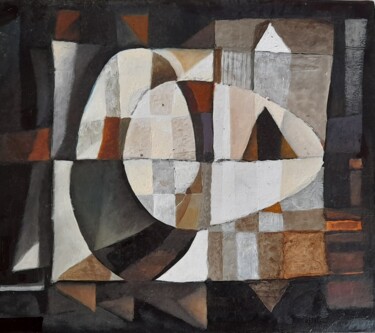 Painting titled "Sem Título 23" by Policarpo Ribeiro, Original Artwork, Oil