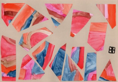 Peinture intitulée "Carnet printemps ét…" par François Rigler, Œuvre d'art originale, Acrylique Monté sur Carton