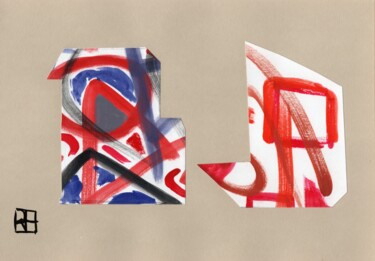 Peinture intitulée "Carnet printemps ét…" par François Rigler, Œuvre d'art originale, Acrylique Monté sur Carton