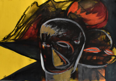 Tekening getiteld "Mountain(Object Num…" door Roman Lasa, Origineel Kunstwerk, Pastel