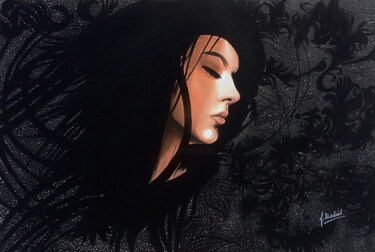 Dulces sueños mi amor Painting titled "Dulces sueños mi am…" by Madrid Sanz José María, Original Artwork, Oil Mounted on Wood Stretcher frame