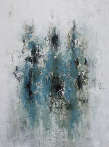 Pittura intitolato "Abstract-244, Old M…" da Nivas Kanhere, Opera d'arte originale, Acrilico