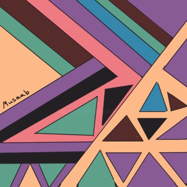 제목이 "THE CALM"인 디지털 아트 Musaab Baessa로, 원작, 디지털 페인팅
