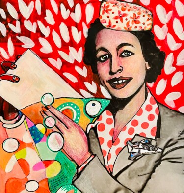Collages titled "Ruth" by Rochele Royster, Original Artwork, Collages