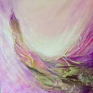 Painting titled "Abstraction 7" by Larisa Kleiman, Original Artwork, Acrylic