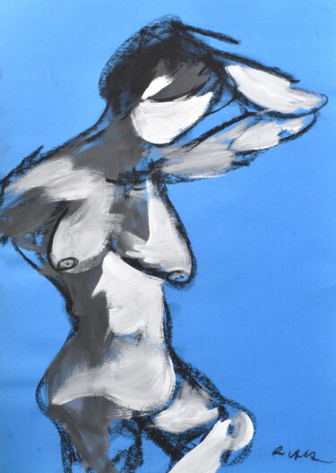 Tekening getiteld "Nude 2015 (object n…" door Roman Lasa, Origineel Kunstwerk, Pastel