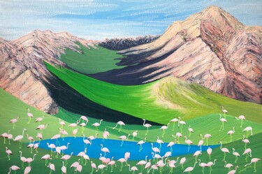 绘画 标题为“Spring has come bac…” 由Xu Chenyi, 原创艺术品, 丙烯 安装在木板上