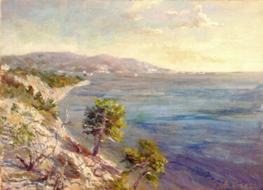 Painting titled "Equilibristic etude…" by Anatoliy Nozdrin, Original Artwork, Oil