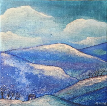 Pintura titulada "Hiver" por Clo Vanoye, Obra de arte original, Acrílico